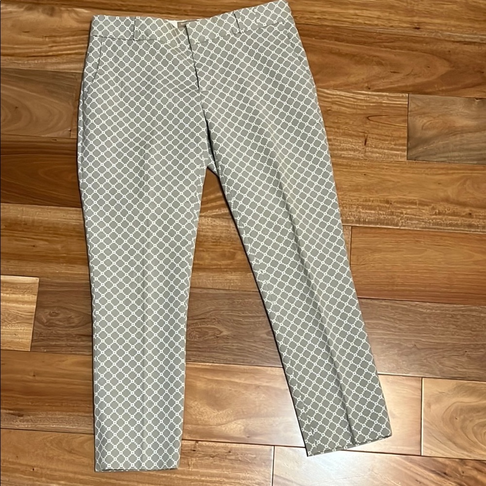 Gray Patterned Pants